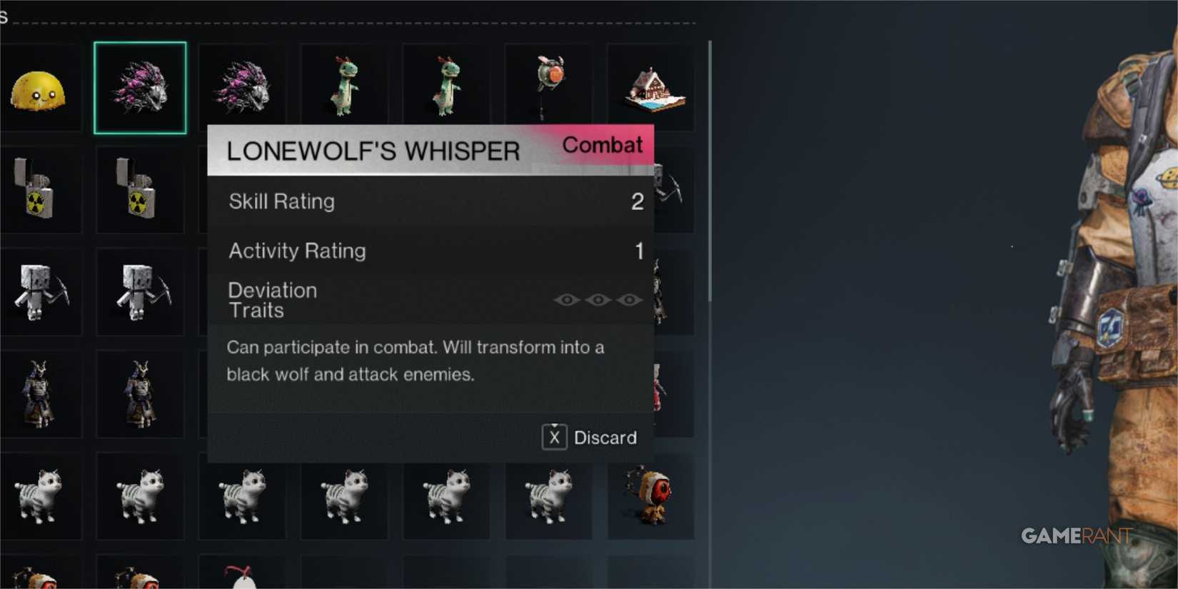 Lonewolf’s Whisper Is A Good Combat Deviant In Once Human
