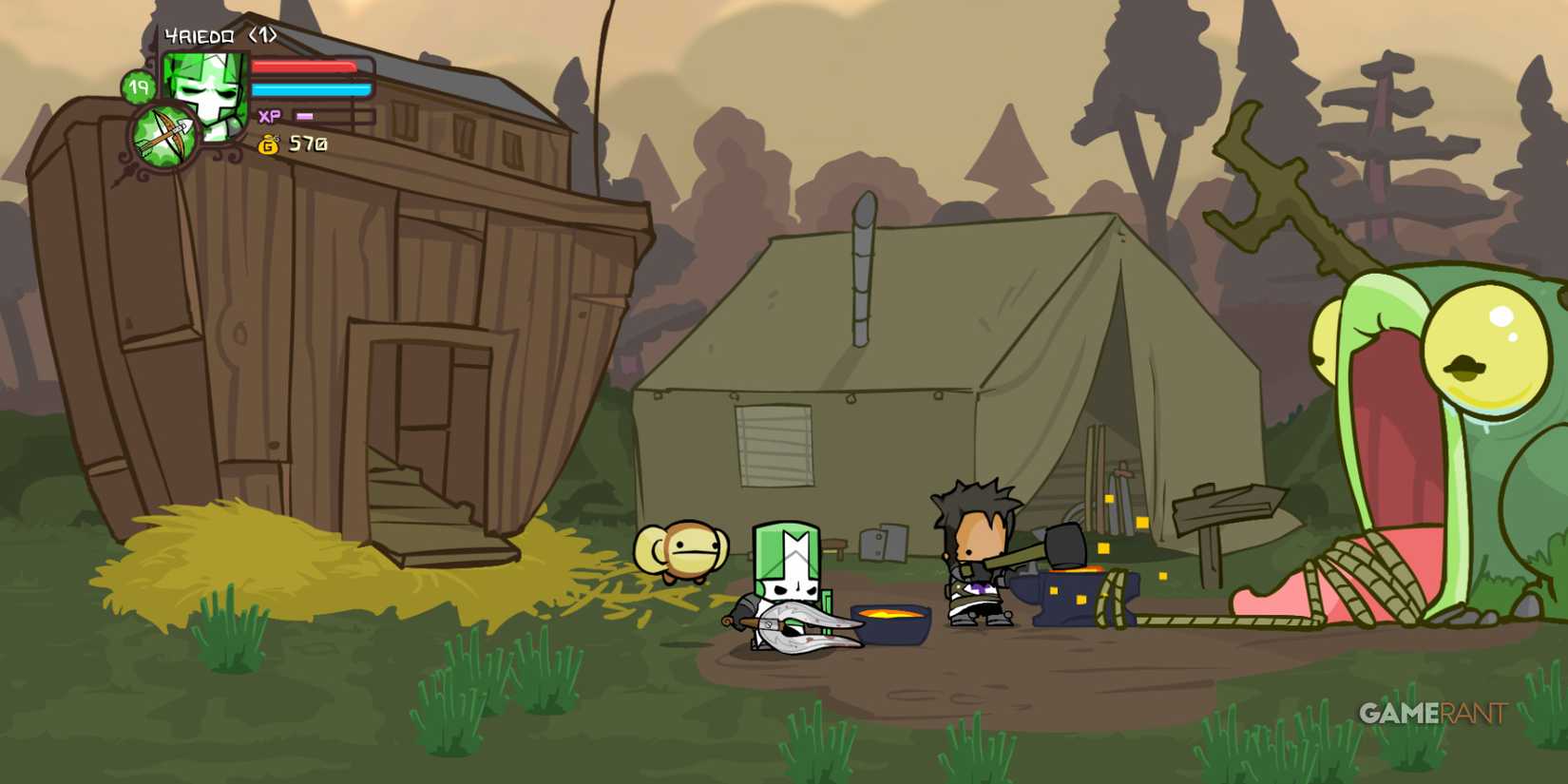 Man Catcher in Castle Crashers