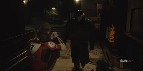 10 Best Third-Person Horror Games, Ranked Claire Redfield aims her gun at Mr X