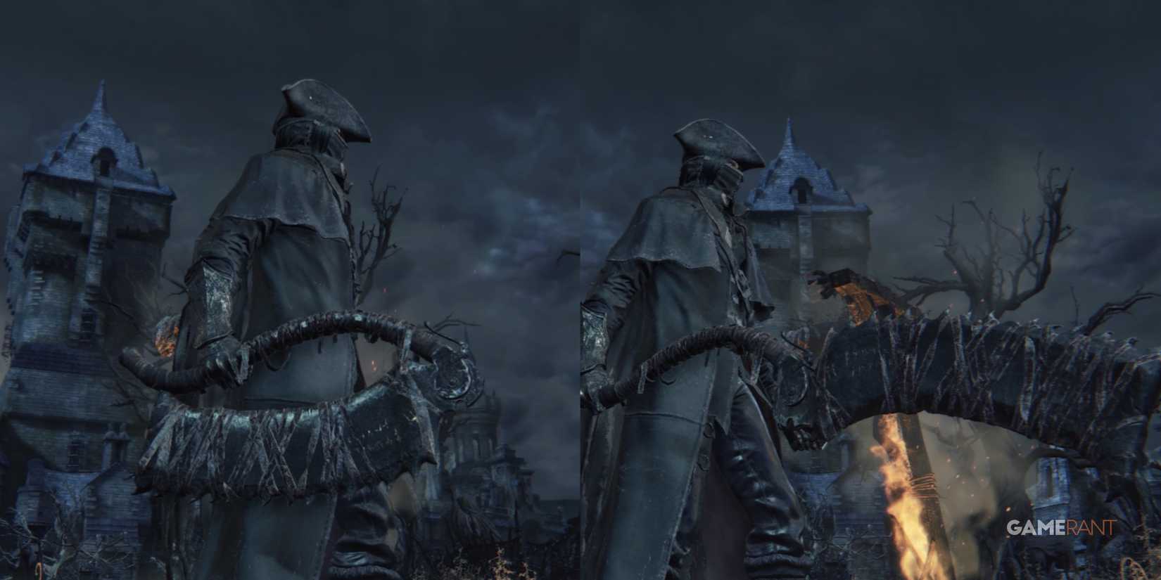 10 Most Iconic Weapons In Soulsborne Games Two forms of the Saw Cleaver