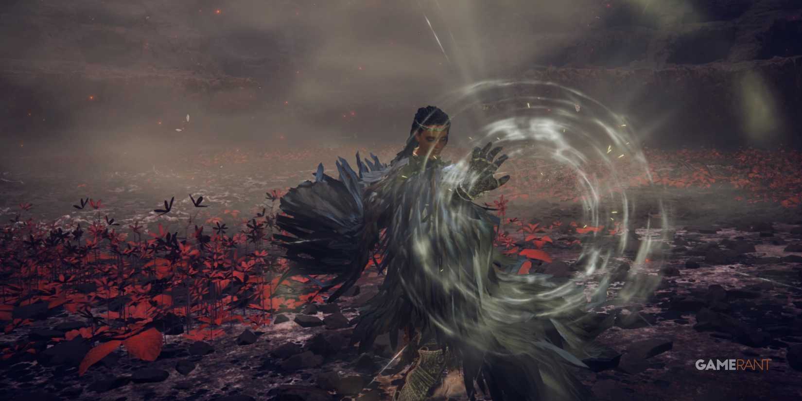 Elden Ring player uses the Palm Blast in shadowe of the erdtree