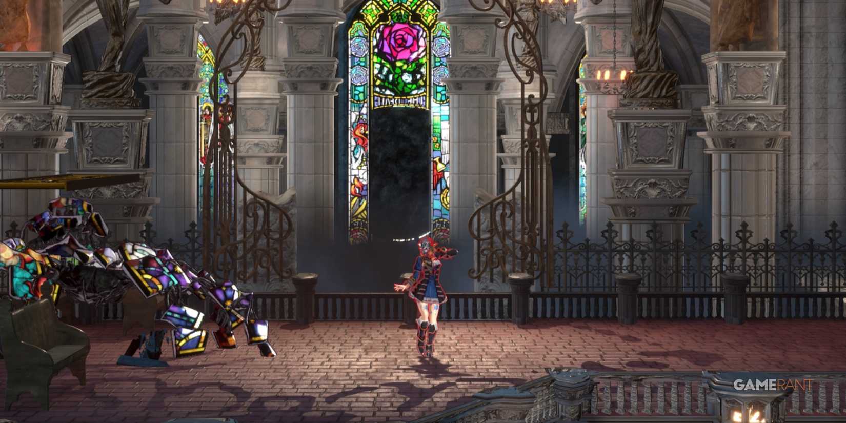 10 Best Metroidvanias On the PS5, Ranked Mirim takes on a stainglassed boss fight