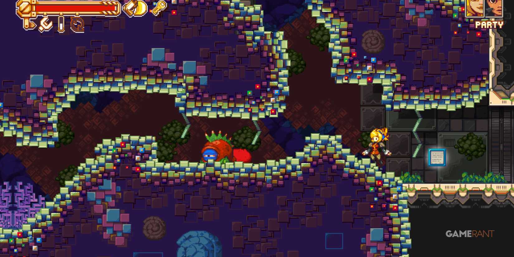 10 Best Metroidvanias On the PS5, Ranked Mechanic explores a world with an enemy close by