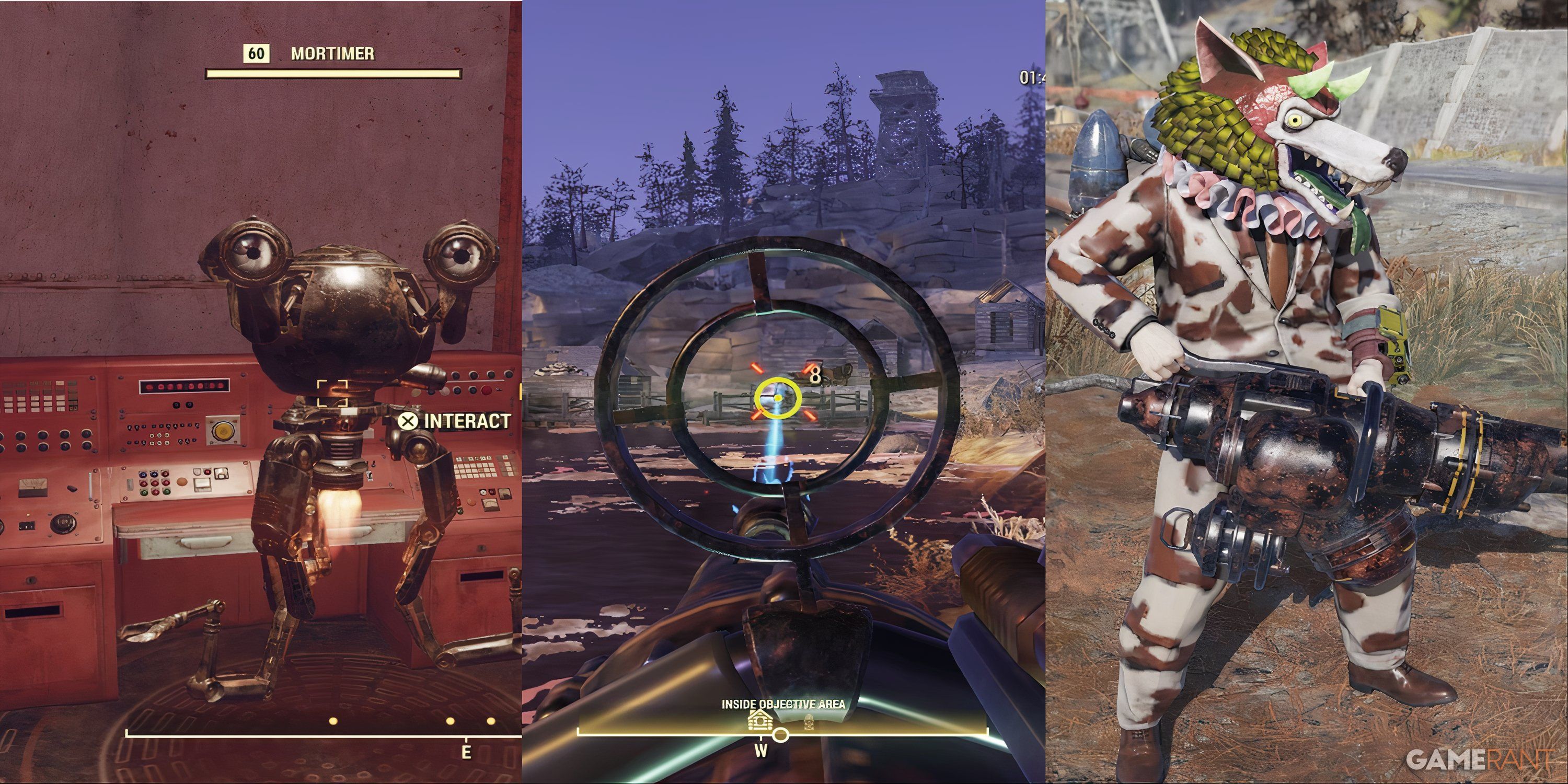 Mortimer And The Gauss Minigun in Fallout 76