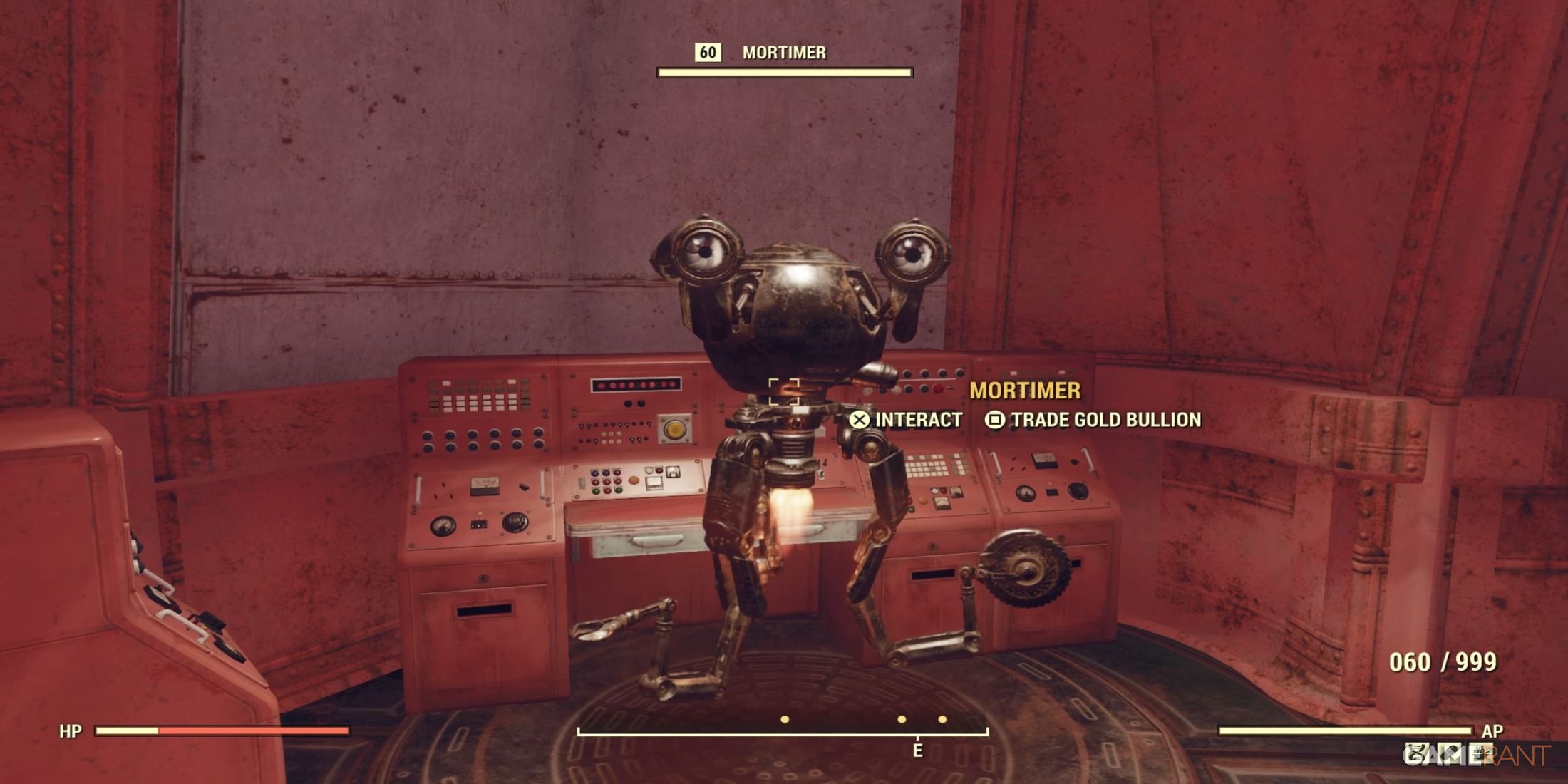 Mortimer in Fallout 76