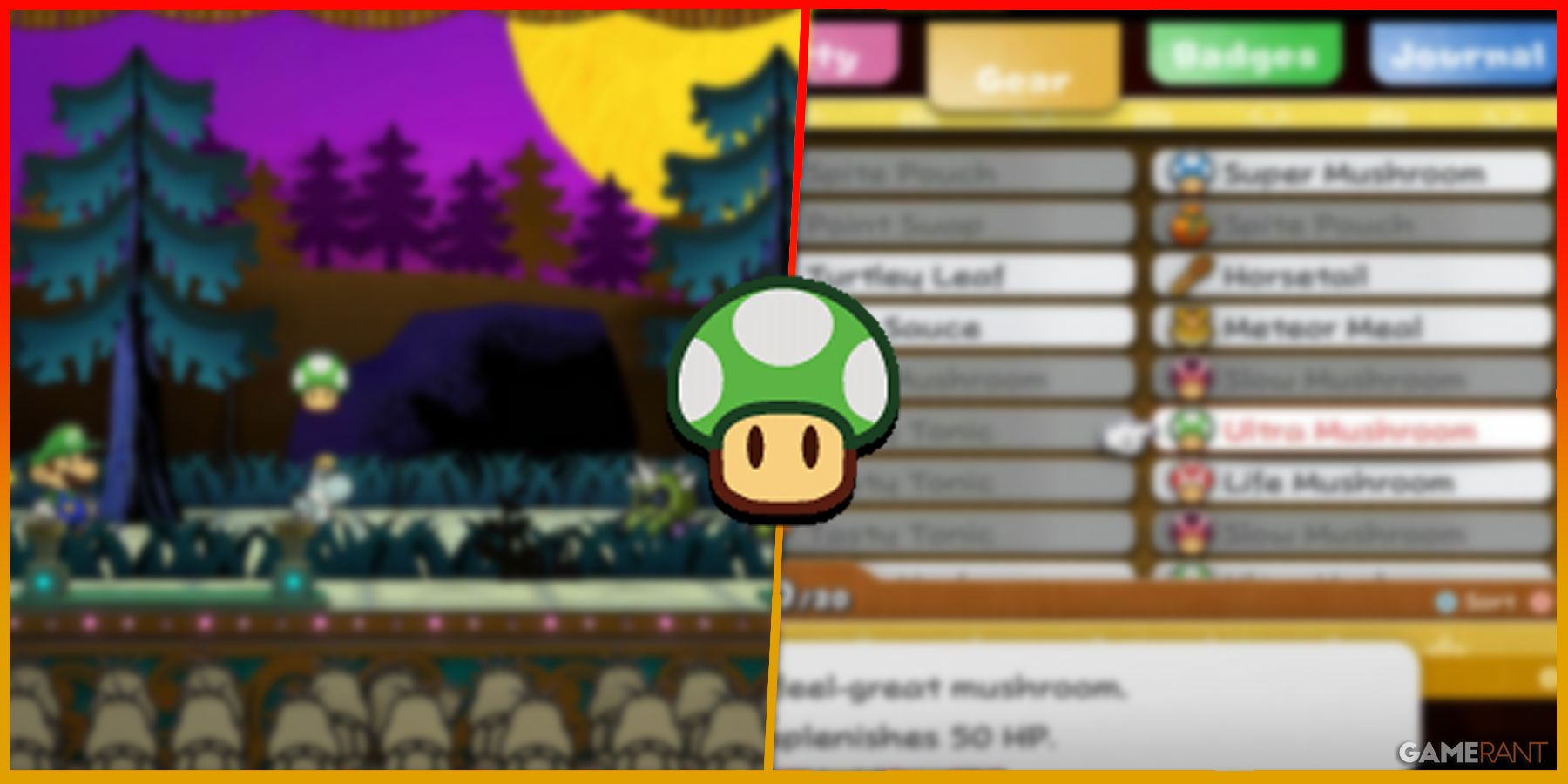 paper mario the thousand year door ultra mushroom how to get (feature image)