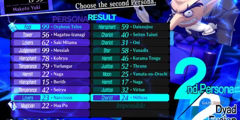 persona 3 reload mithras fusion recipe