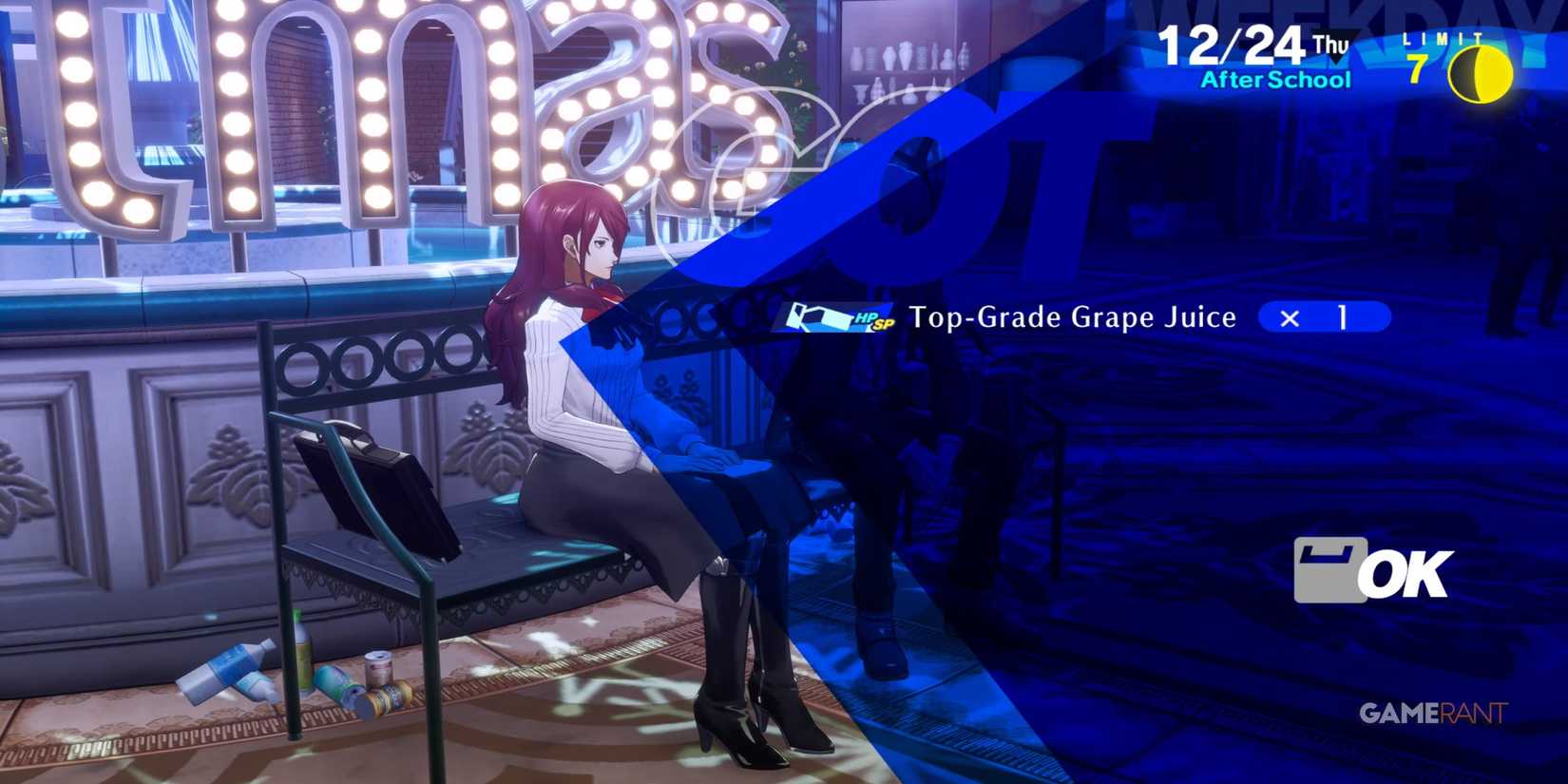 Persona 3 Reload P3R december 24 mitsuru kirijo christmas eve-1