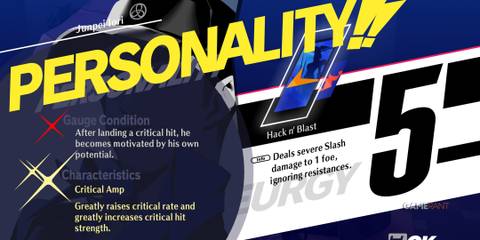 Persona 3 Reload P3R January 26 junpei iori characteristic critical amp