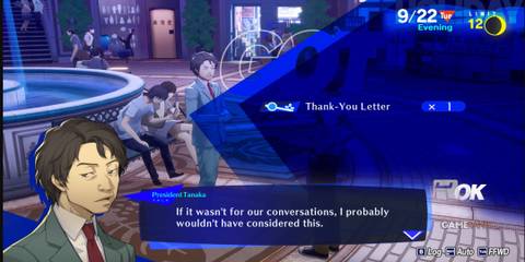 Persona 3 Reload P3R september 22 president tanaka devil social link rank 10 beelzebub-1