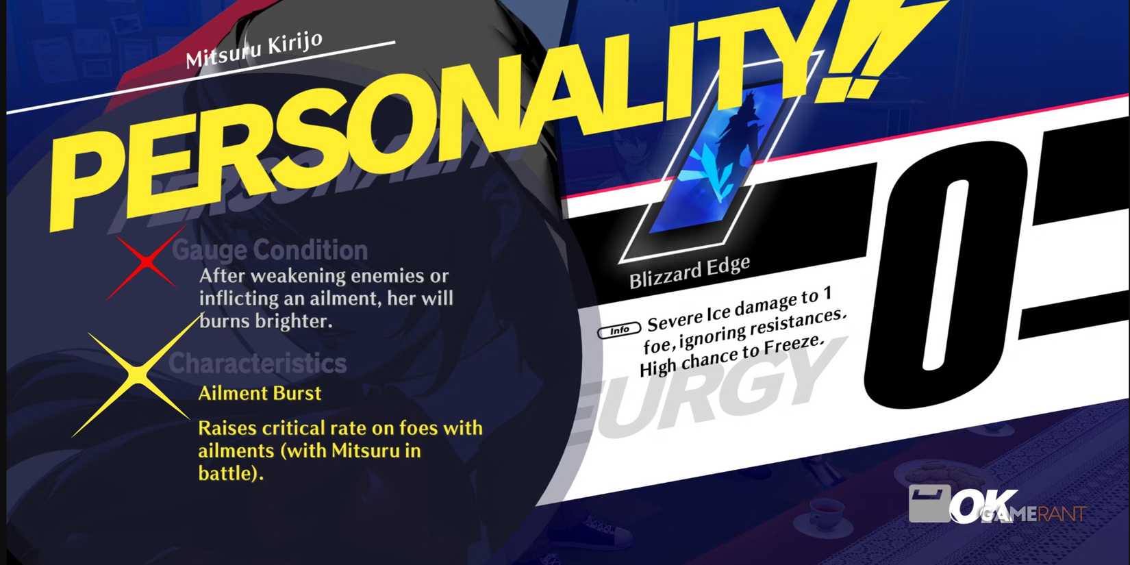 Persona 3 Reload P3R september 28 mitsuru kirijo theurgy characteristic ailment burst-1