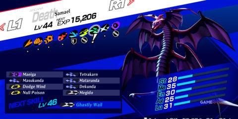 persona 3 reload samael skills and affinity