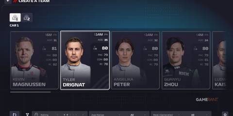 Pilots in F1 Manager 2024