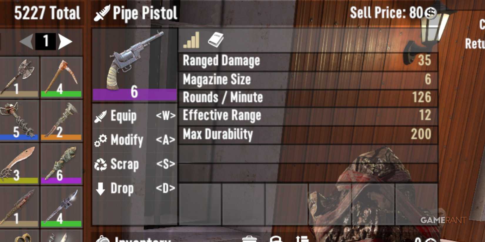 Pipe Pistol In 7 Days To Die