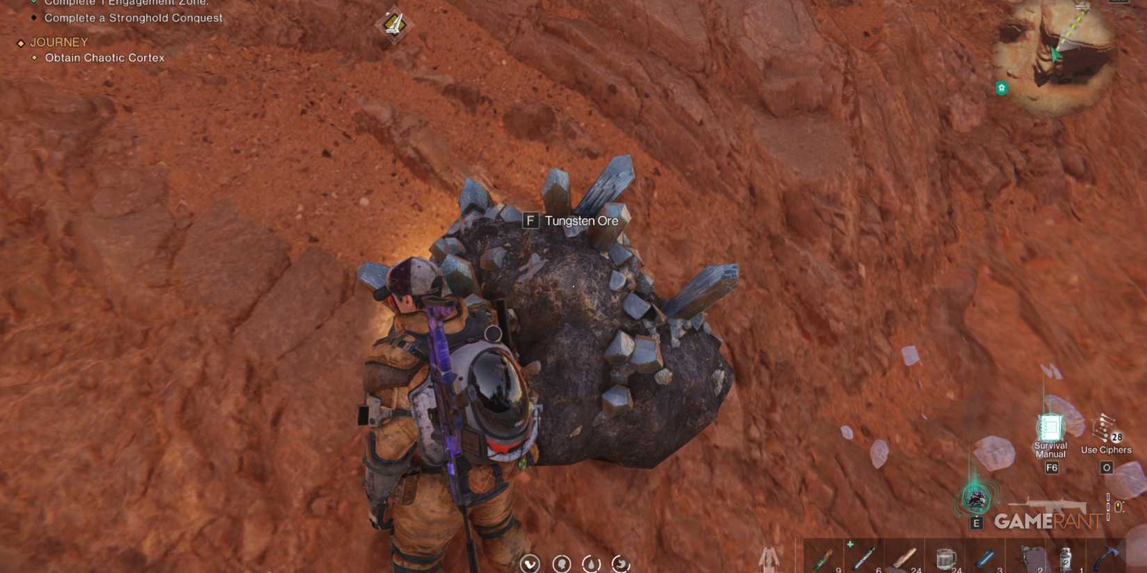 Red Sands Is A Good Place To Get Tungsten And Aluminum In Once Human