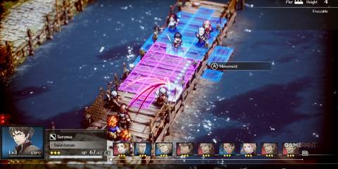 Serenoa moving in Triangle Strategy