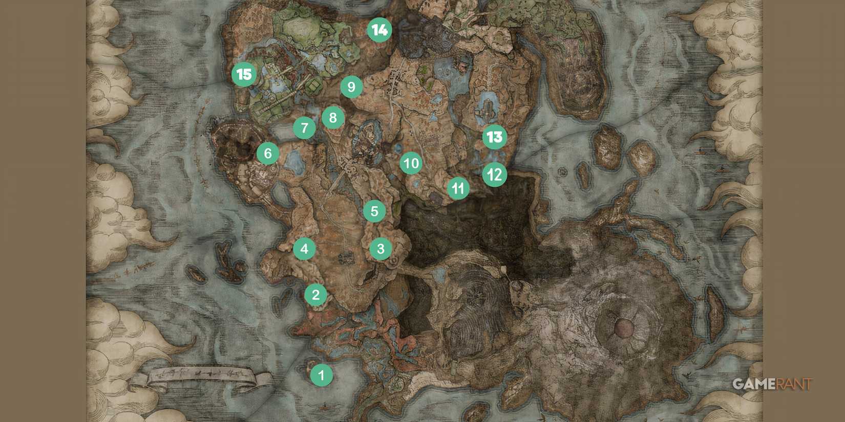 Shadow of the Erdtree -Dungeon Locations