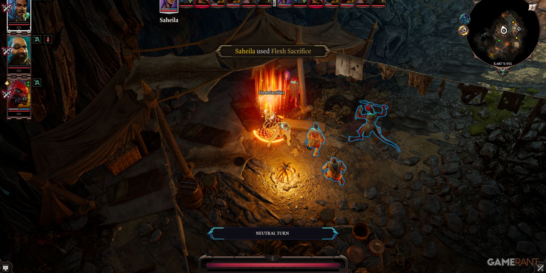 Skill use in Divinity Original Sin 2