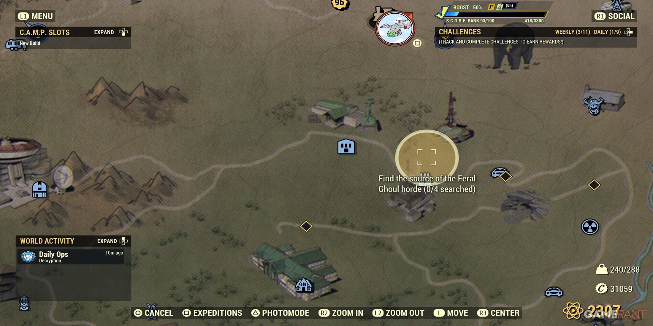 Skyline Valley Hoard Location