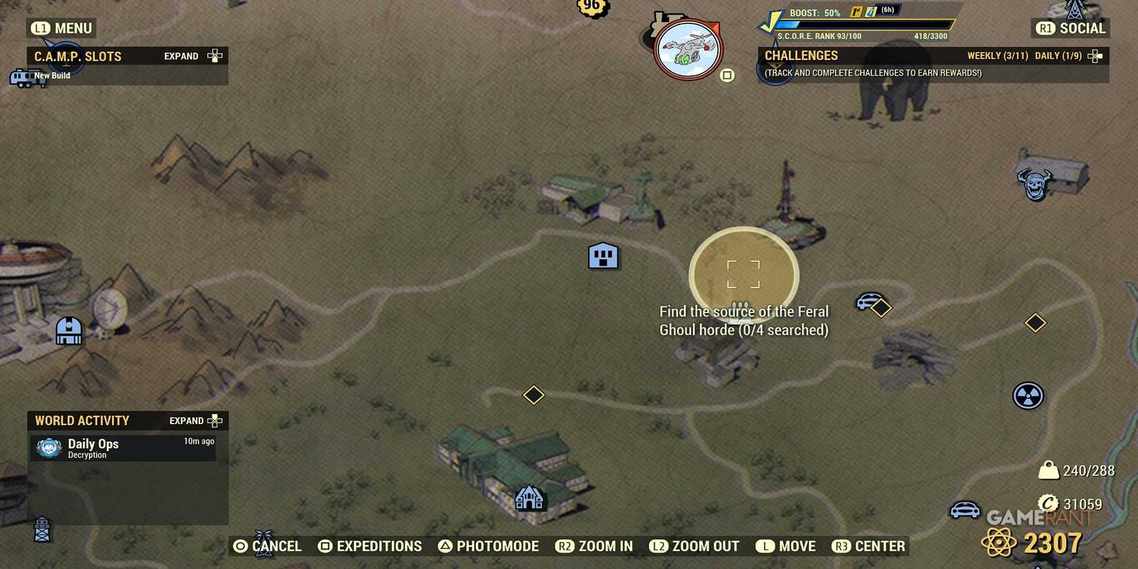 Skyline Valley Hoard Location