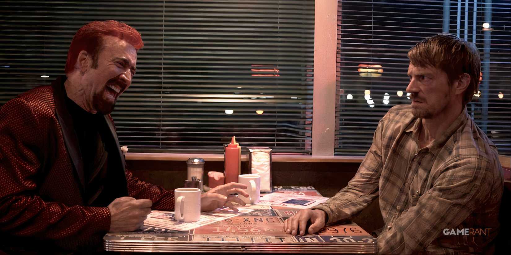Sympathy for the Devil nicolas cage Joel Kinnaman diner screencap cropped
