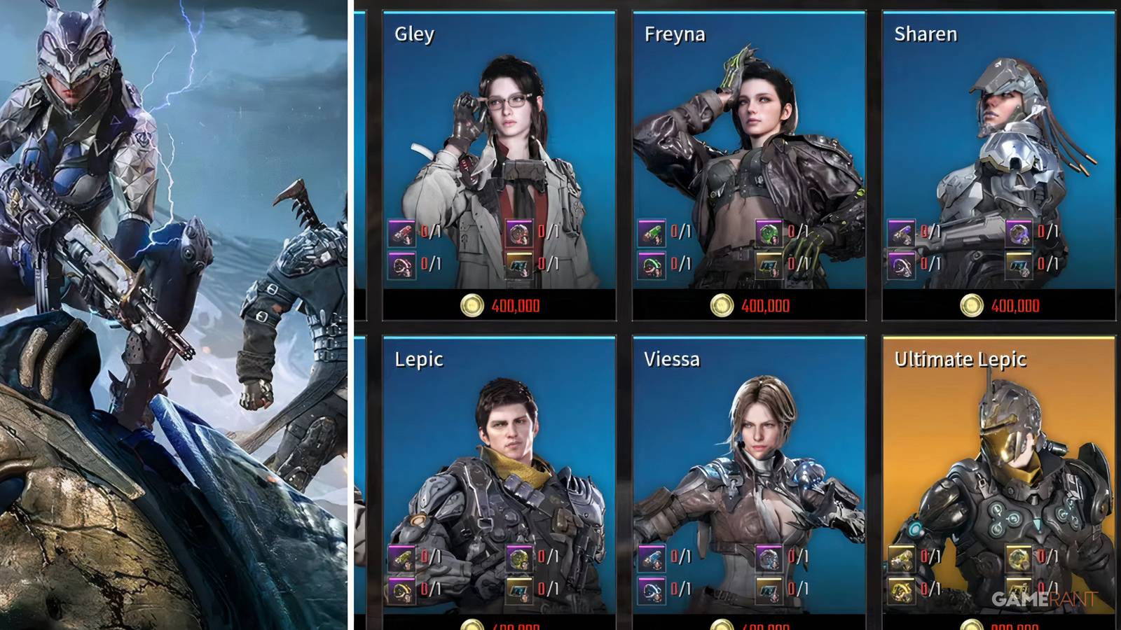 The First Descendant Research Split Image