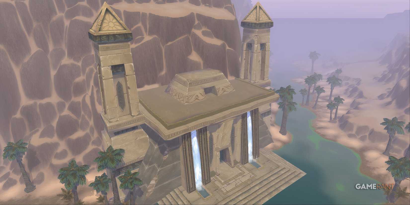 uldum screenshot riversie structure wow cataclysm