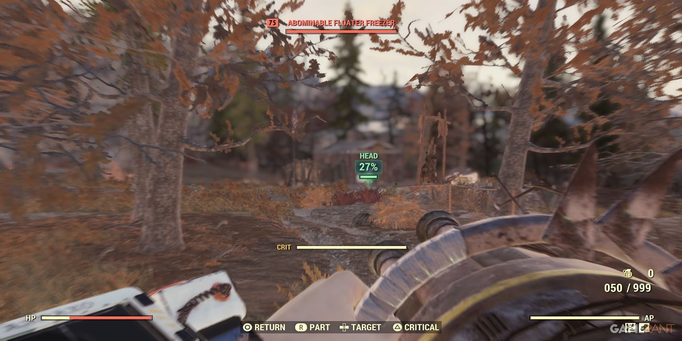 Using VATS With A Pepper Shaker in Fallout 76