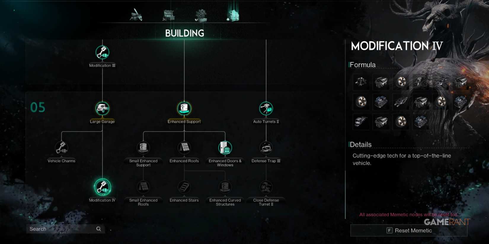 Vehicle Modification 4 Is A Good Endgame Memetic Unlock In Once Human