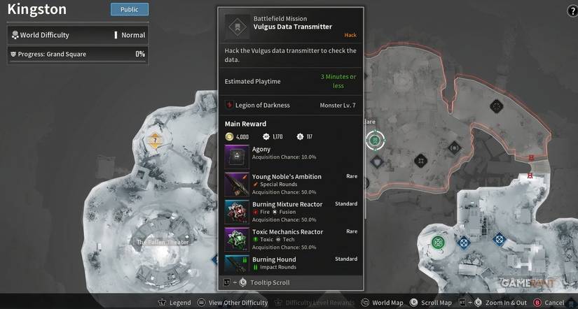 vulgus data transmitter mission first descendant
