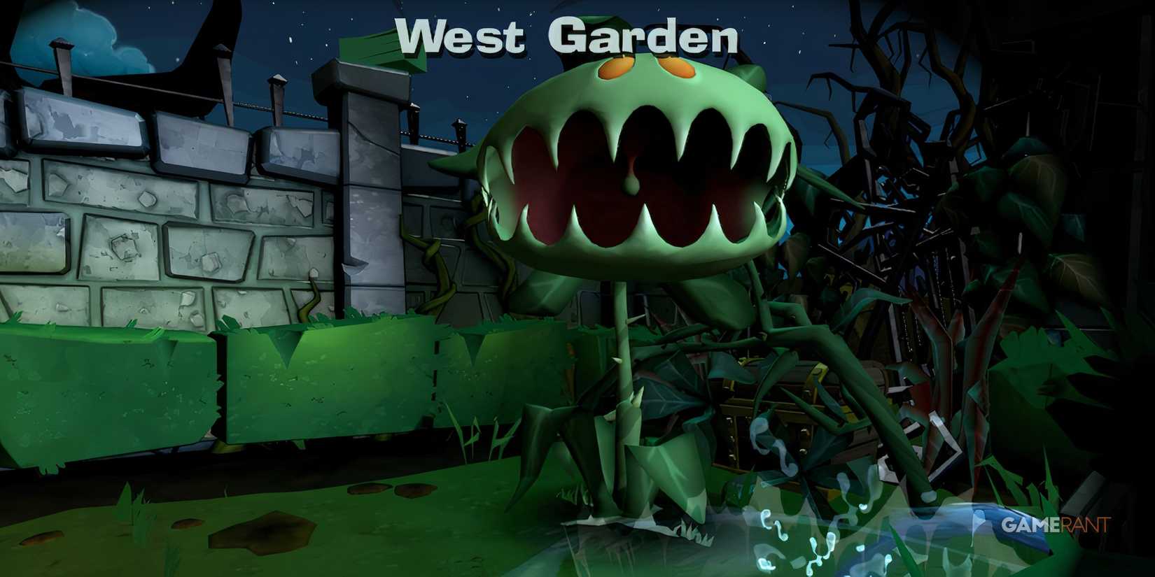 west garden flytrap luigi's mansion 2