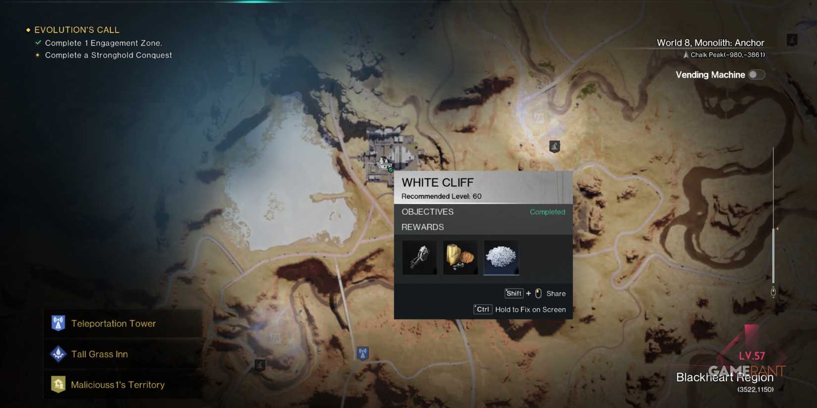 White Cliff Is A Good Place To Farm Loot In Once Human