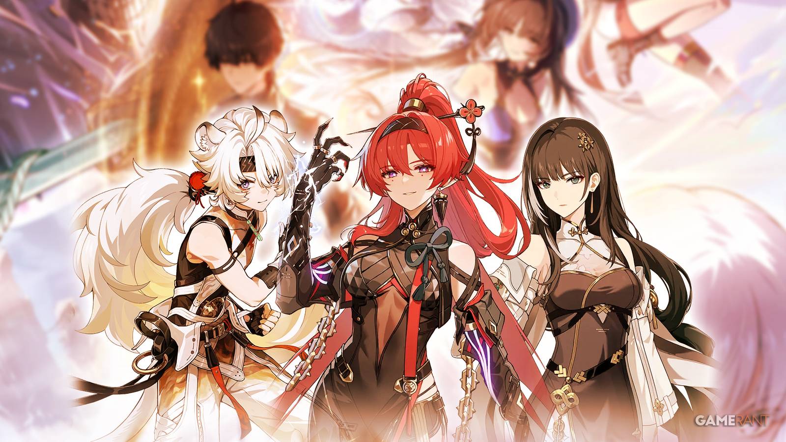 Wuthering Waves characters Lingyang, Yinlin, Baizhi