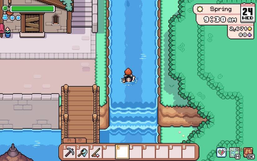 Fields of Mistria Dive With Clay