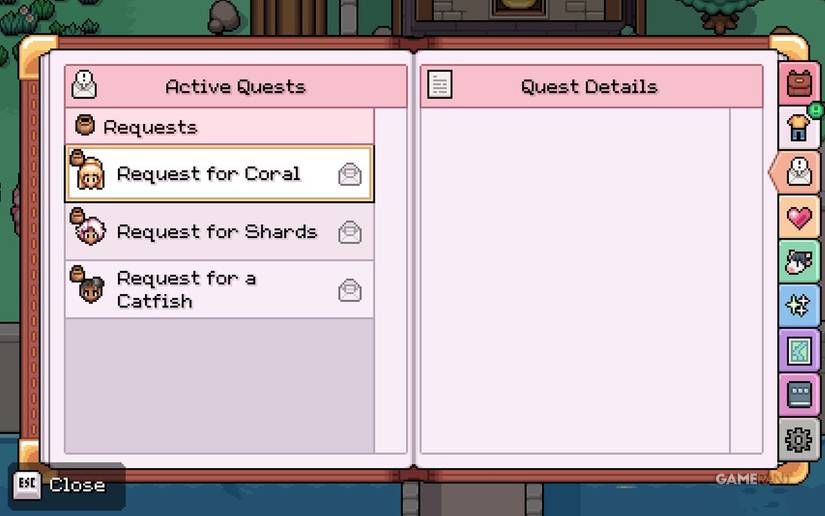 Fields of Mistria Active Quests