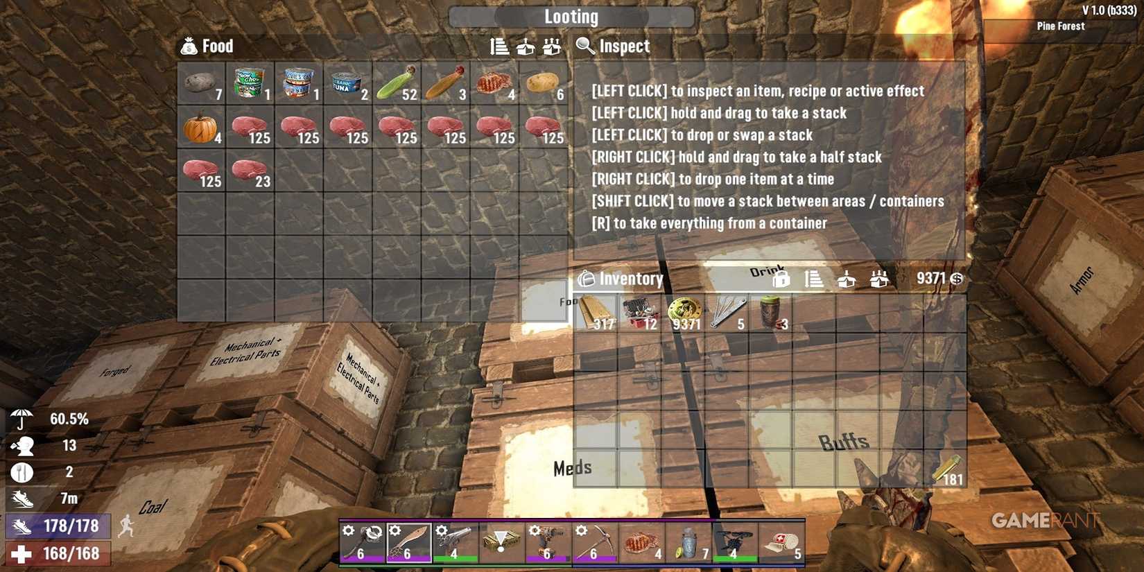 A Box Of Food In 7 Days To Die