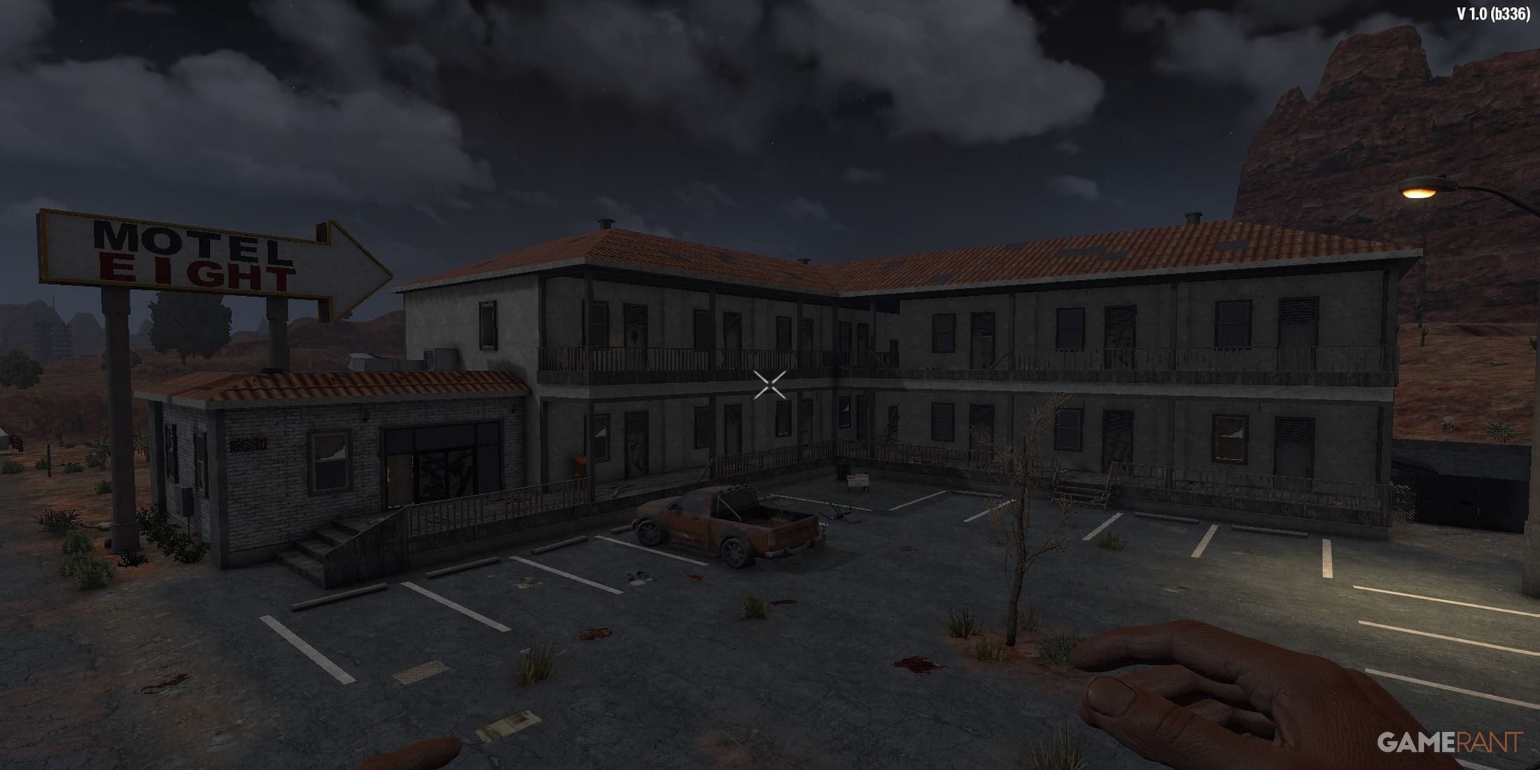 A Motel At Night In 7 Days To Die