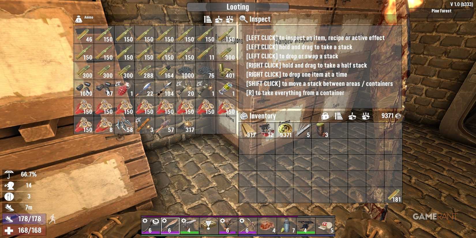 A Storage Box Filled With Ammo In 7 Days To Die