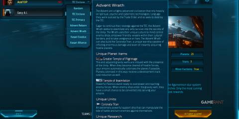 Advent Wrath Is A PLayable Faction In Sins Of A Solar Empire 2