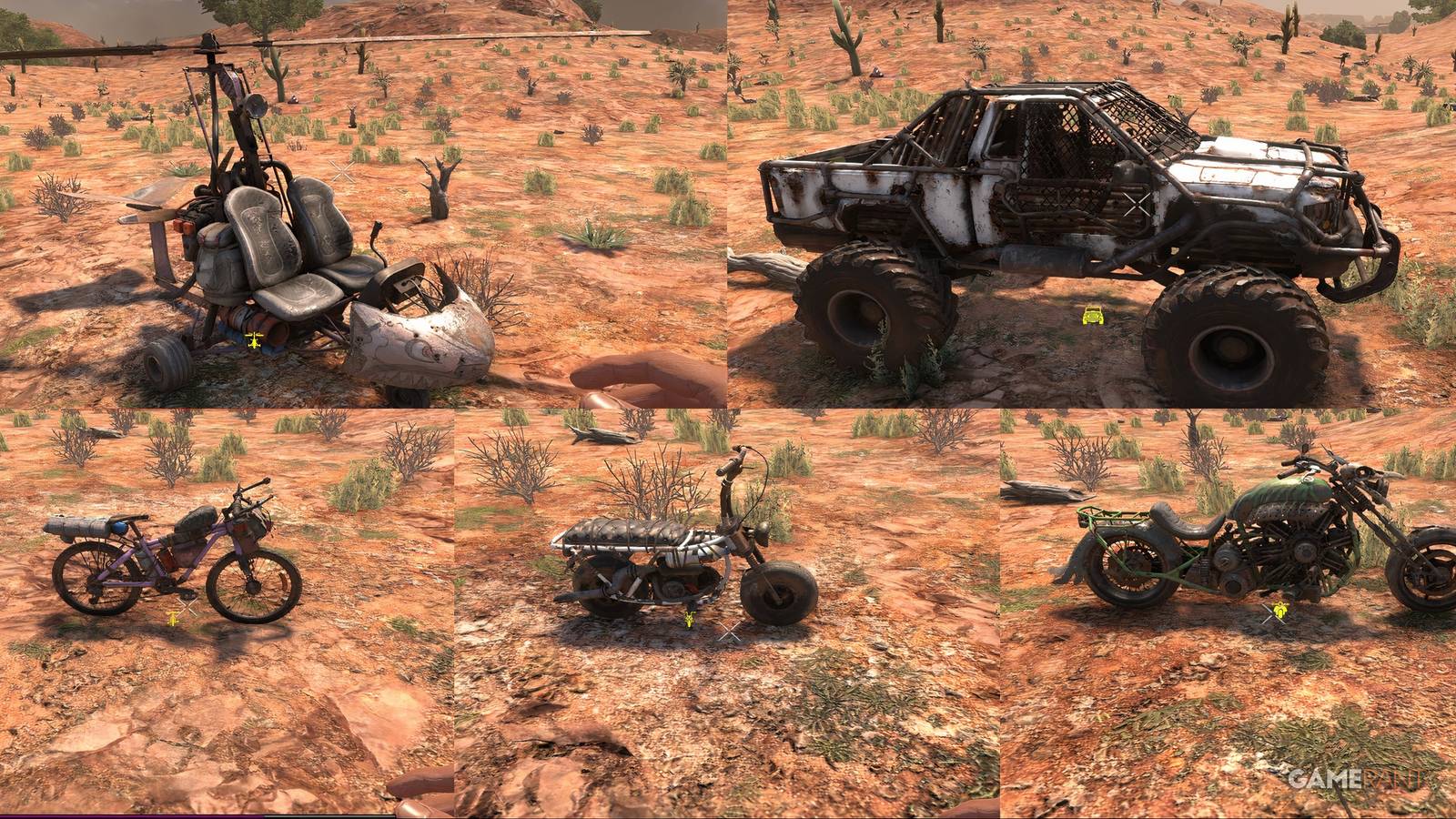 All The Vehicles in 7 Days To Die