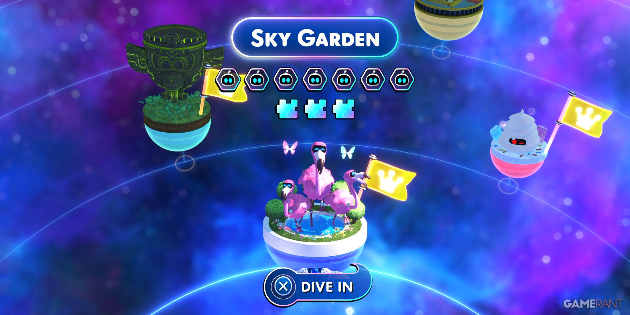 The Sky Garden Stage in Astro Bot