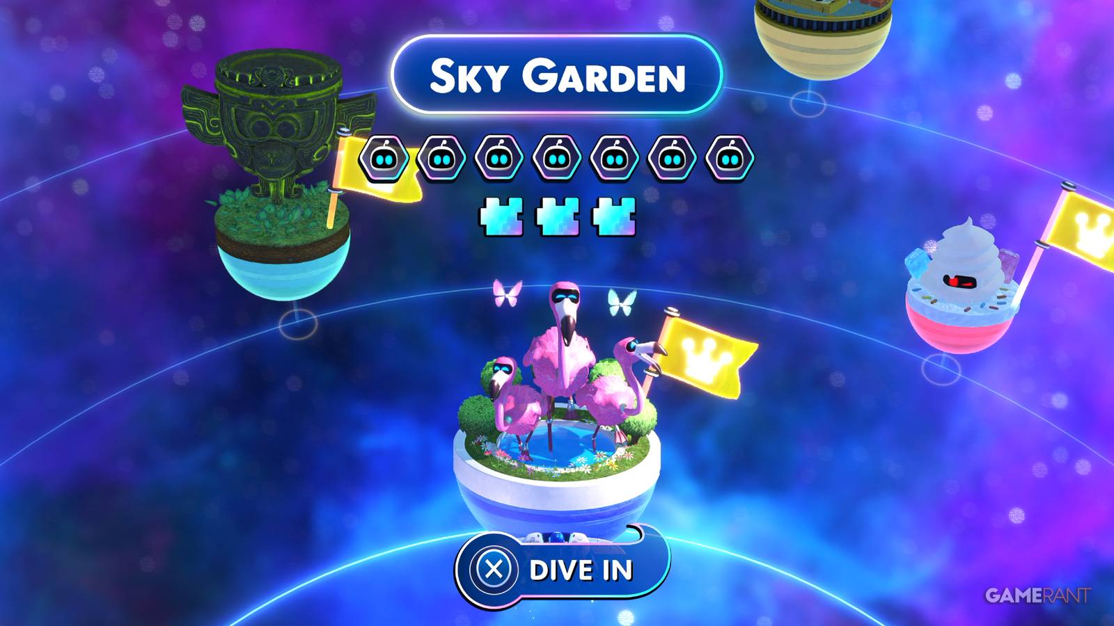 The Sky Garden Stage in Astro Bot