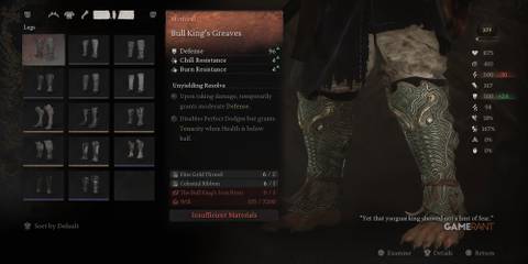 Black Myth Wukong Bull King's Greaves