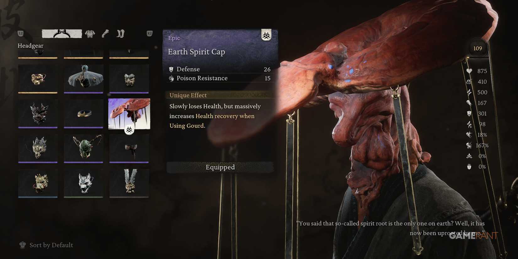 Black Myth Wukong Earth Spirit Cap
