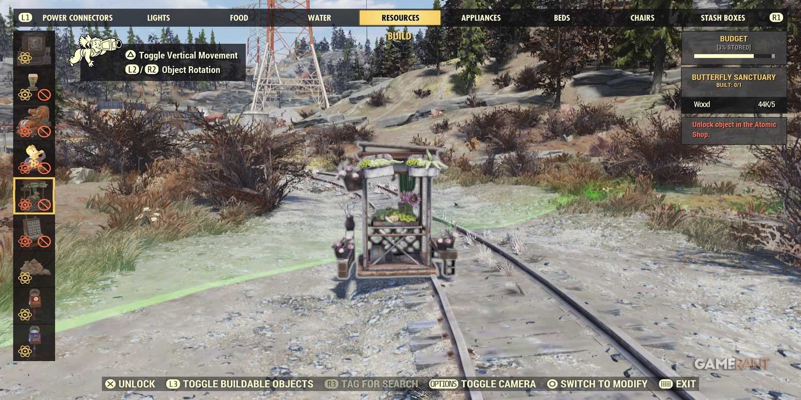 Butterfly Sanctuary in Fallout 76