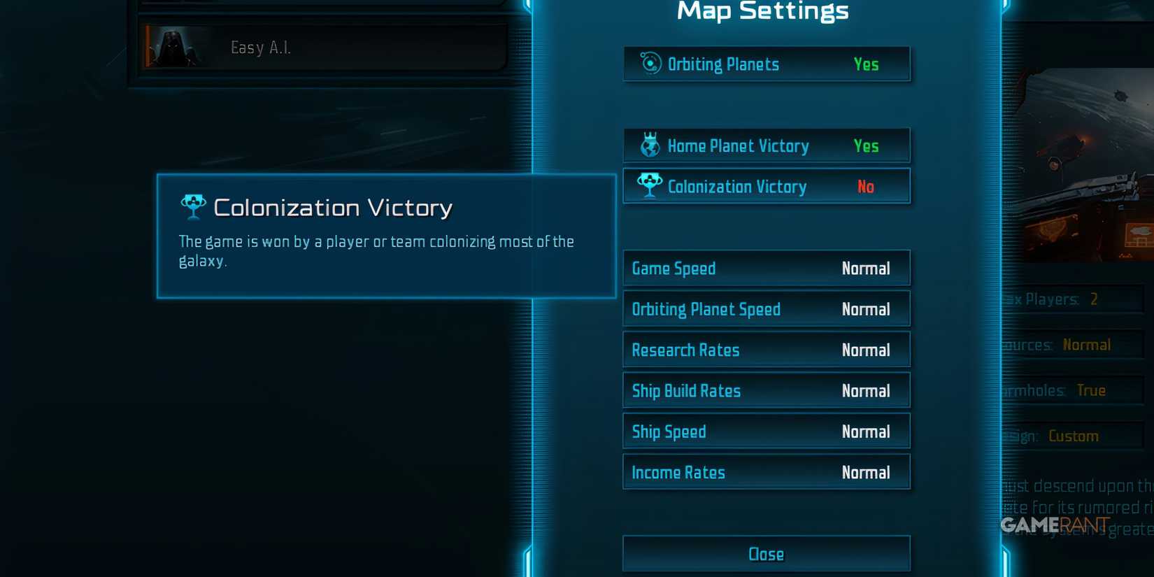 Colonization Victory Gameplay Setting In Sins Of A Solar Empire 2