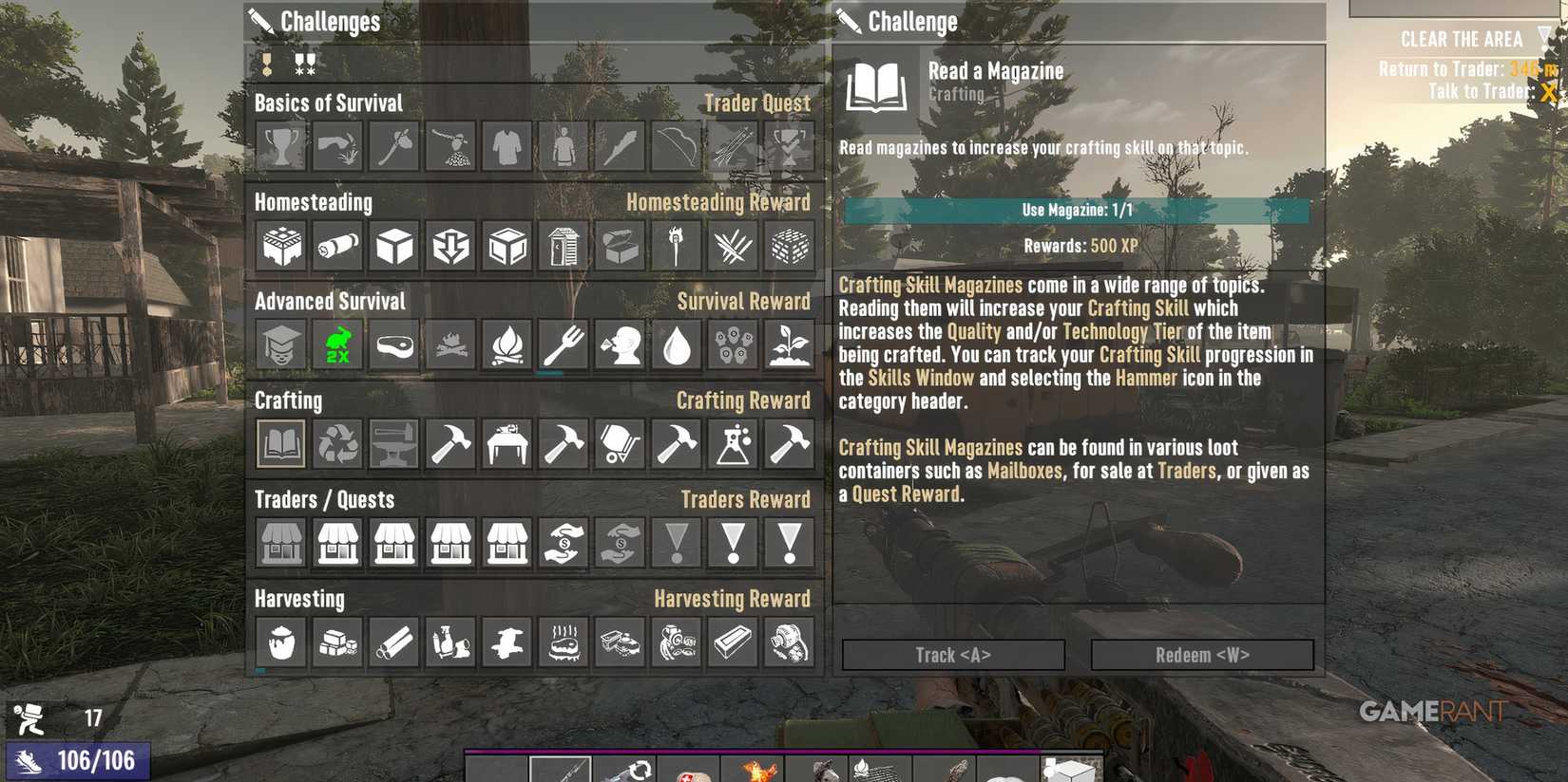 Crafting Challenges Are Easy To Complete In 7 Days To Die