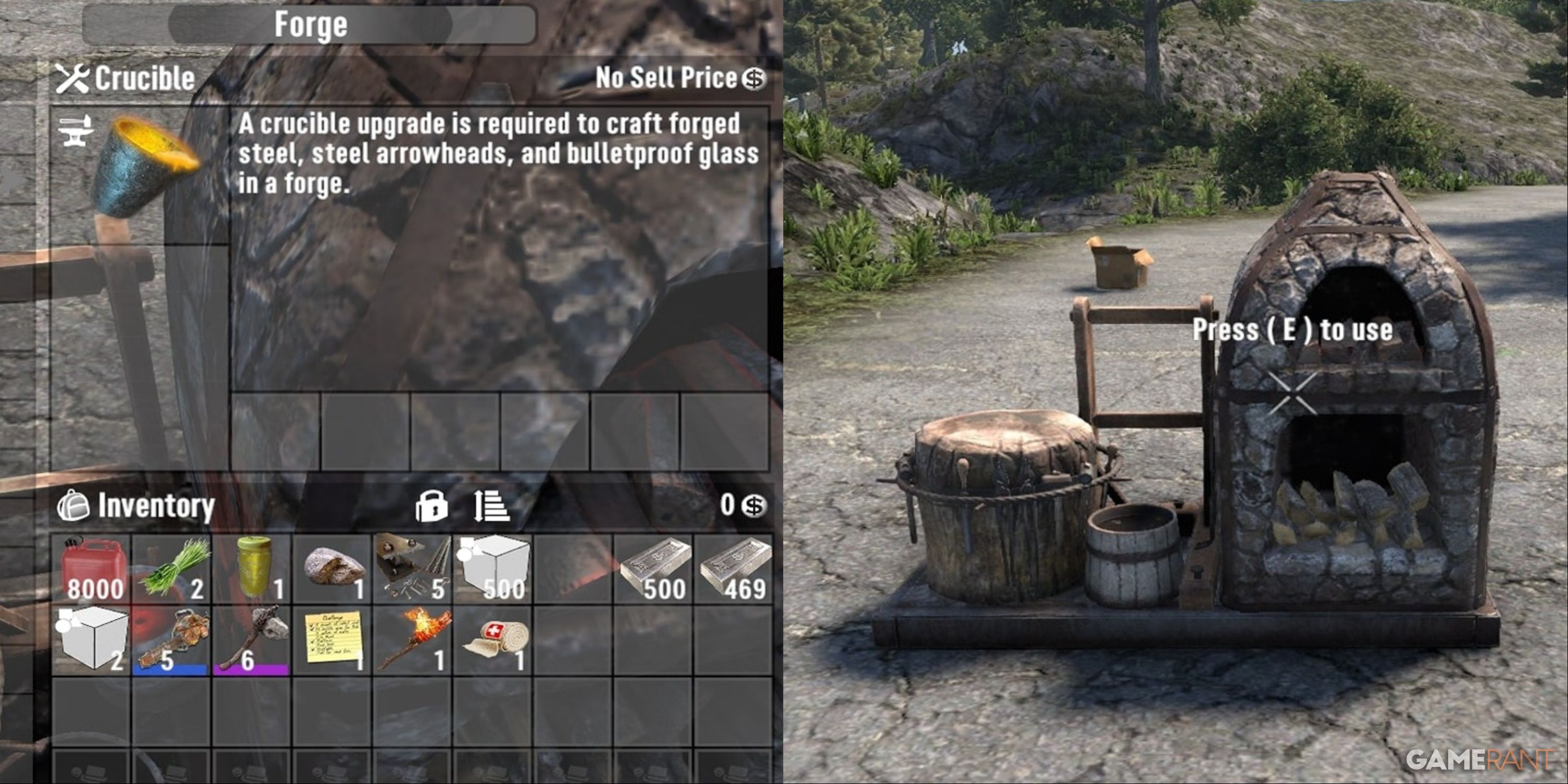 7 Days To Die: How To Craft Forged Steel