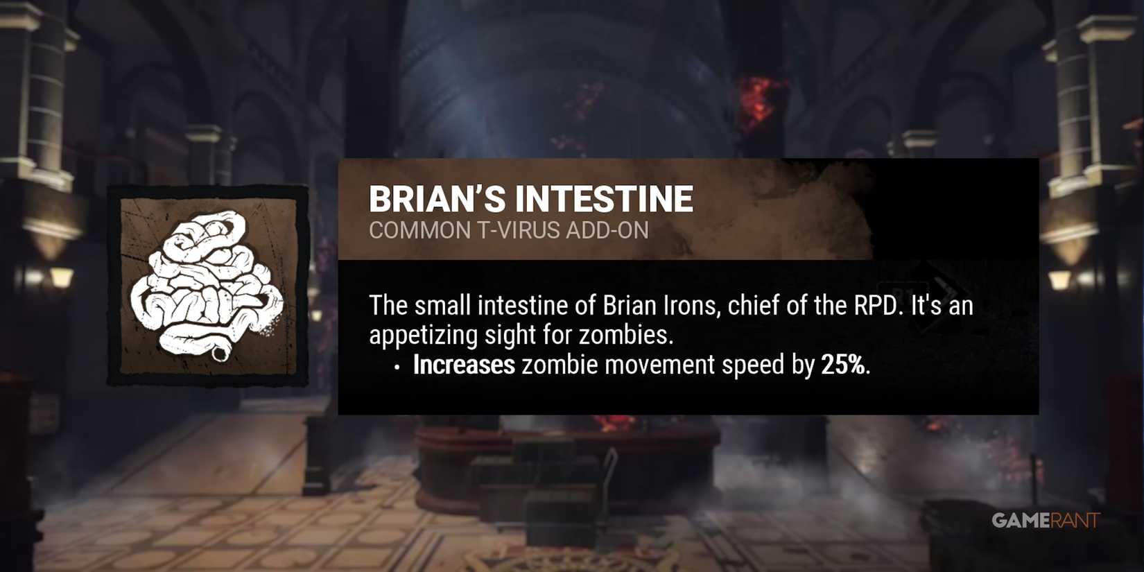 dead by daylight the nemesis brian's intestine addon