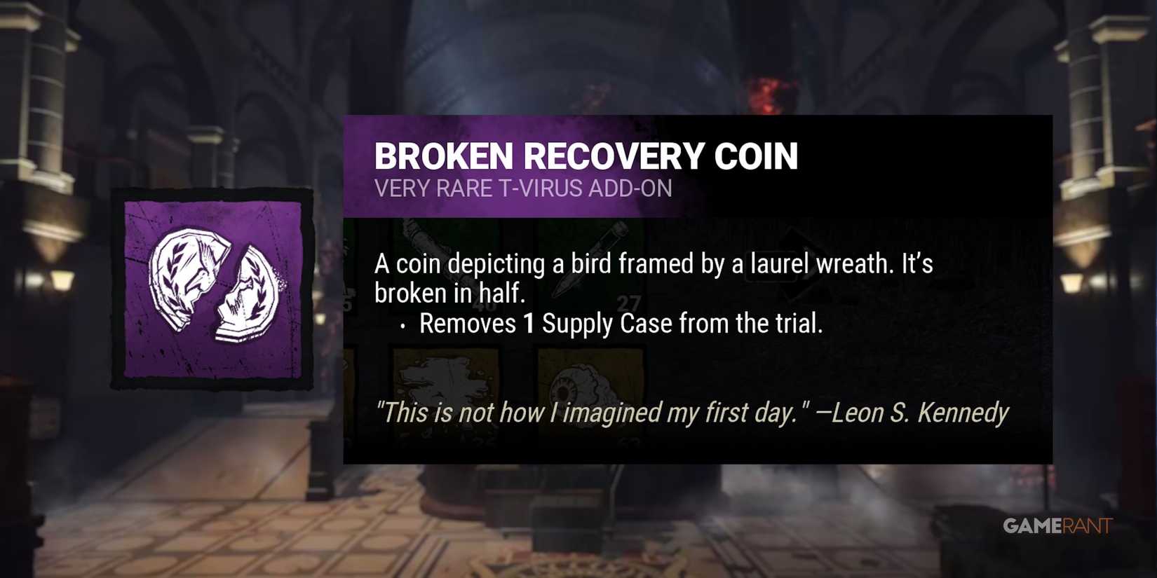 dead by daylight the nemesis broken recovery coin addon